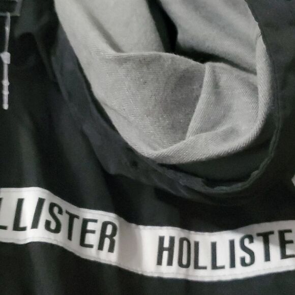 Hollister jacket womens size xs x-small black lightweight windbreaker - Picture 9 of 16